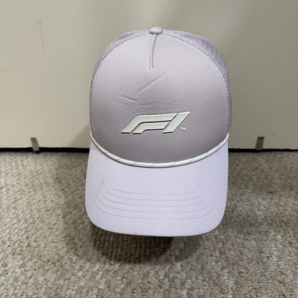 Formula 1 Official Merchandise Pastel Purple Trucker Hat F1 Snapback OSFA